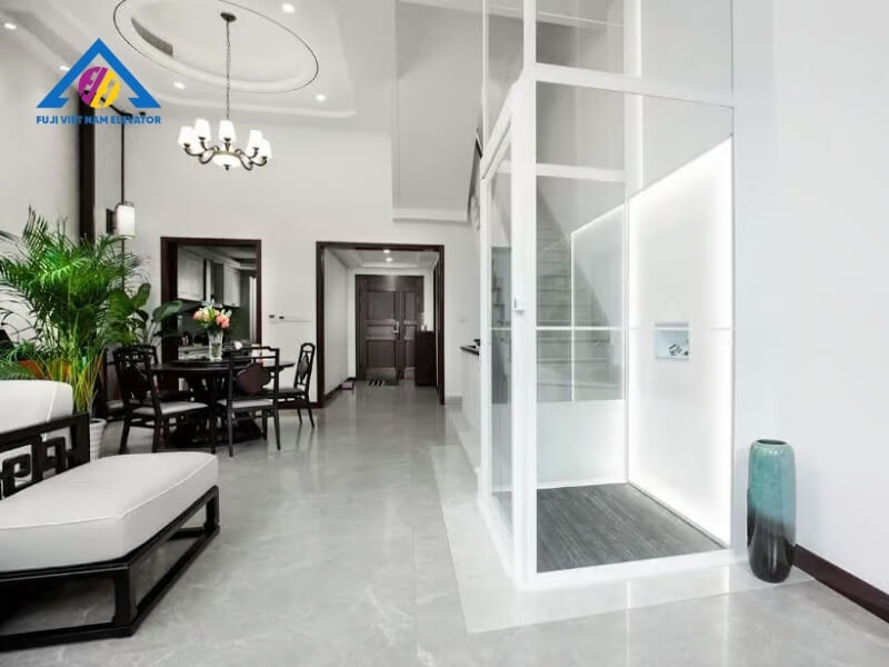 Thang máy gia đình không hố pit