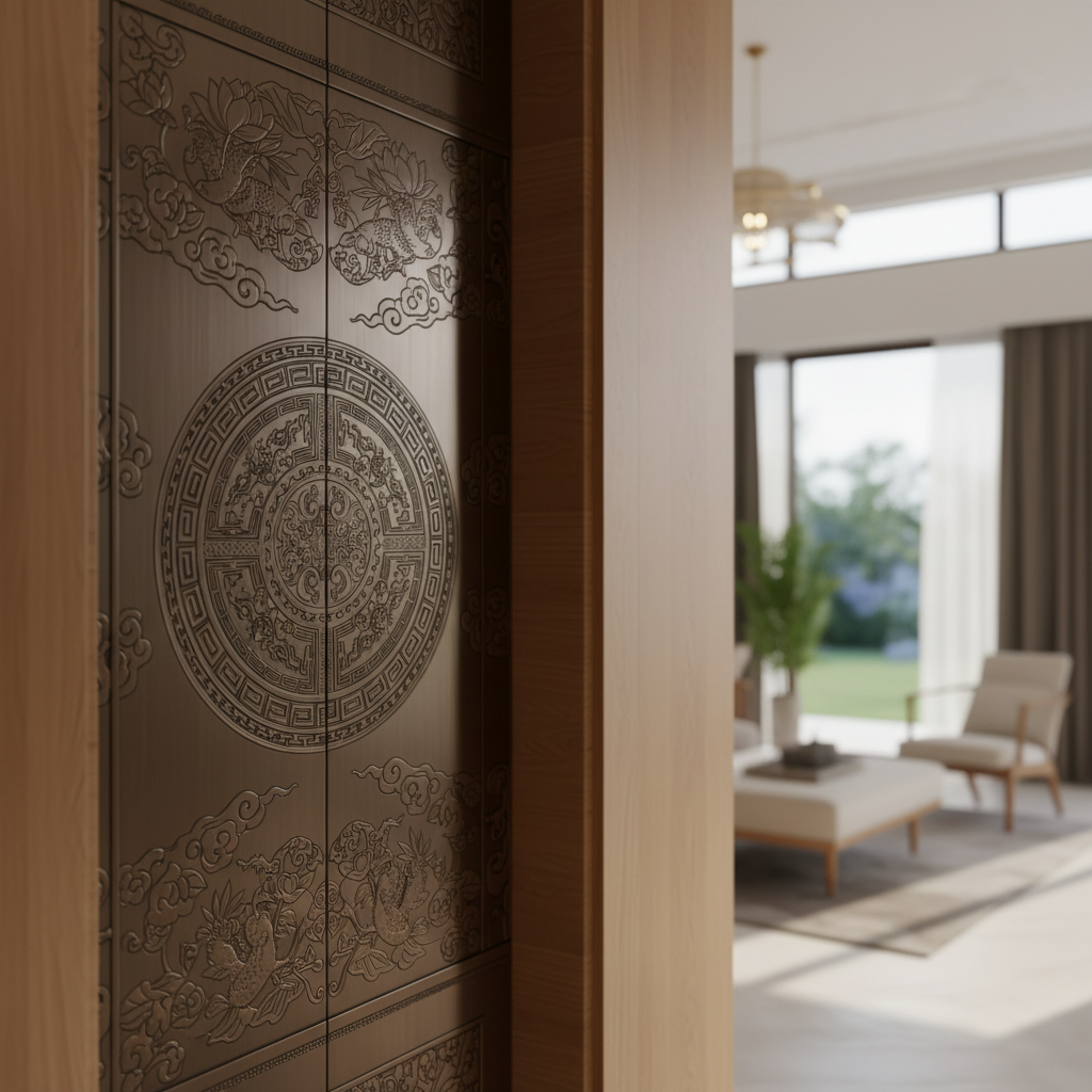 Thang Máy Gia Đình Fuji Tây Ninh: Thiết Kế Tùy Biến (Custom Design) Với Hàng Trăm Mẫu Hoa Văn Cửa Tầng Tinh Xảo
