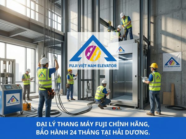 Đại lý thang máy Fuji chính hãng, bảo hành 24 tháng tại Hải Dương.
