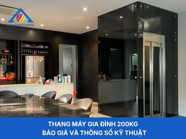 Thang máy gia đình 200kg