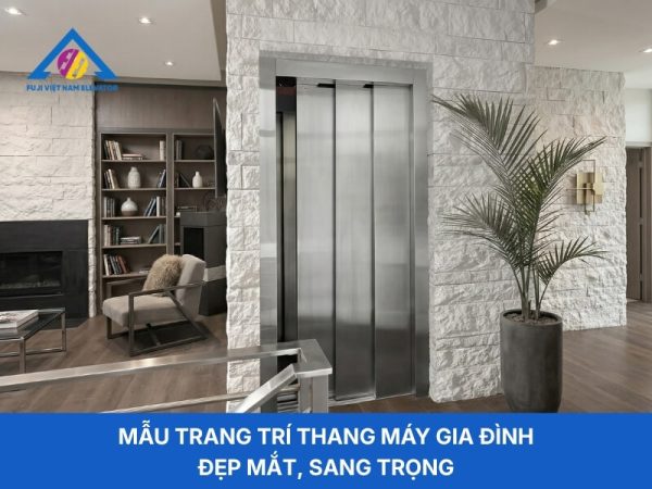 Mẫu trang trí thang máy